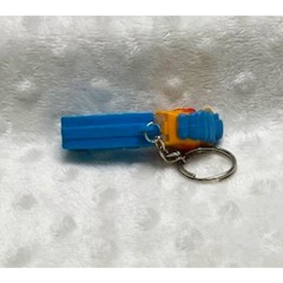 Vintage (1999) Mini Pony Pez Dispenser, Blue Base, Red Bridle, Keychain RARE - Picture 5 of 6